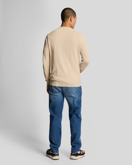 Lyle & Scott Regular Fit Tapered Denim Jeans - Blauw - Image 3
