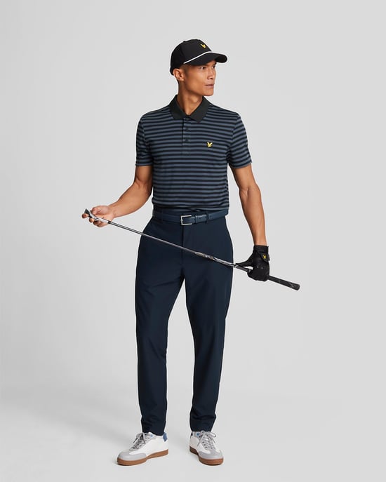 Lyle & Scott lichtgewicht golf technische trainingsbroeken - marineblauw - Image 1