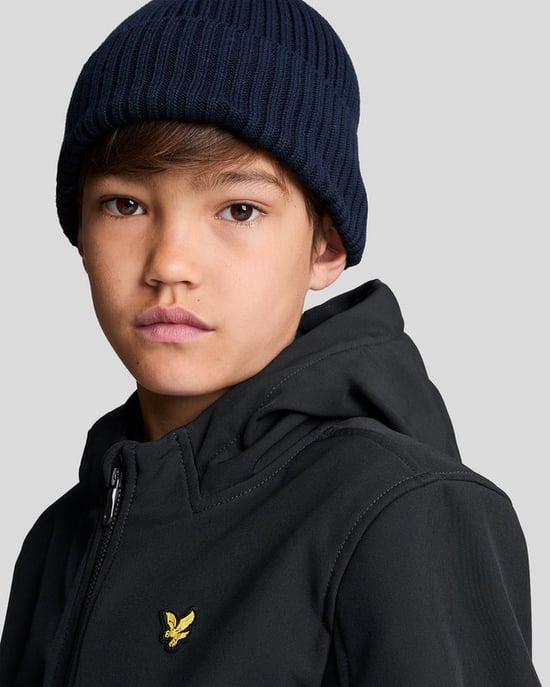 Lyle & Scott jongens softshell capuchonjack - zwart - Image 4