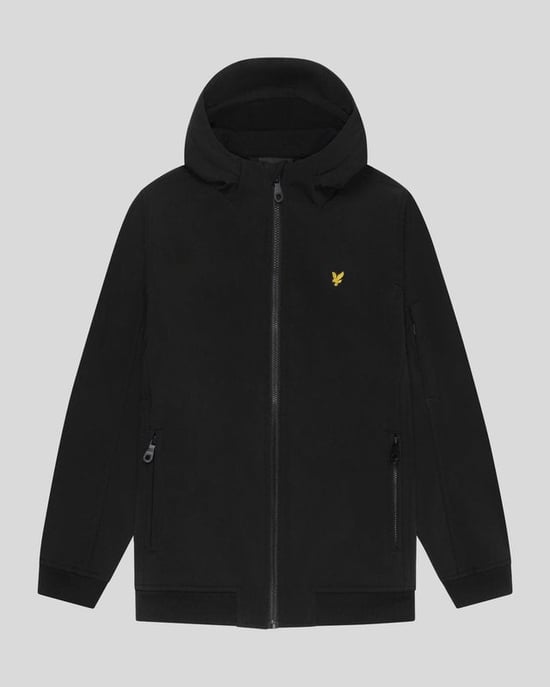 Lyle & Scott jongens softshell capuchonjack - zwart - Image 5