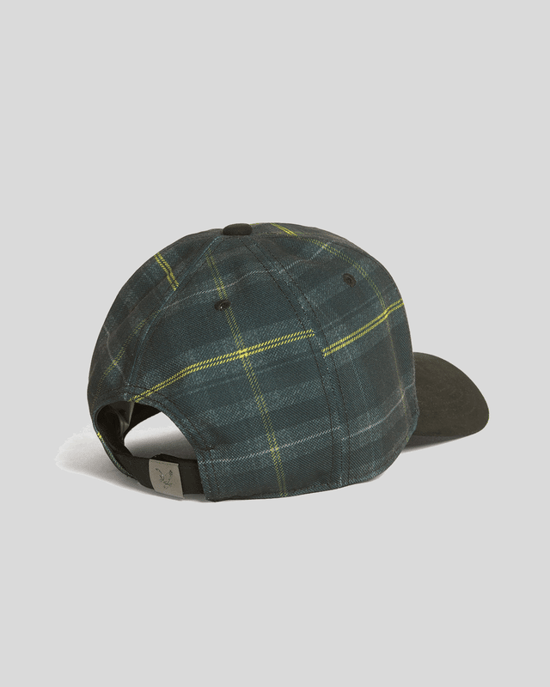 Lyle & Scott Contrast Tartan Check Baseballpet - Zwart - Image 2