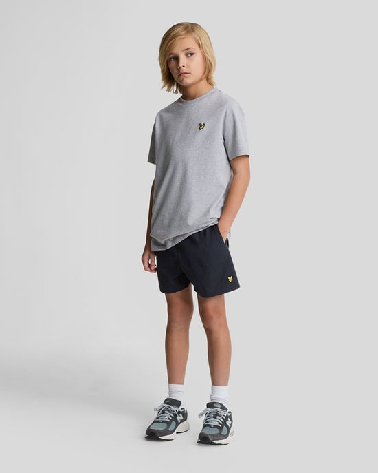 Lyle & Scott Jongens Effen Zwemshorts - Marineblauw - Image 1