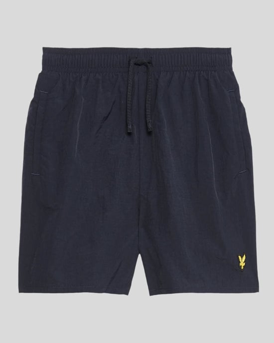 Lyle & Scott Jongens Effen Zwemshorts - Marineblauw - Image 5