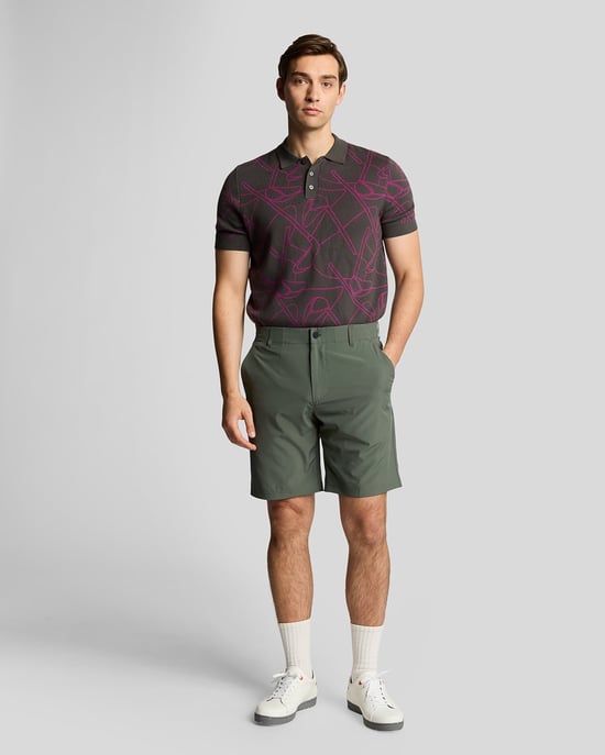 Lyle & Scott Golf 5 Pocket Short - Groen - Image 1