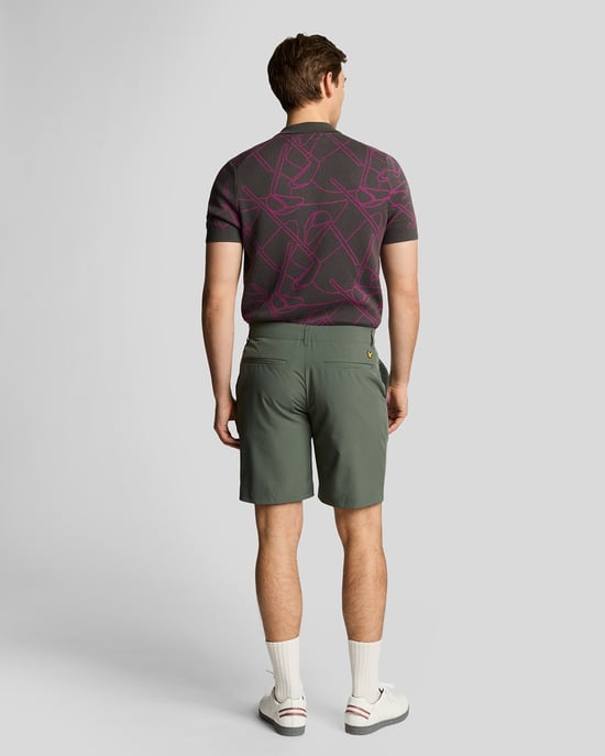 Lyle & Scott Golf 5 Pocket Short - Groen - Image 3