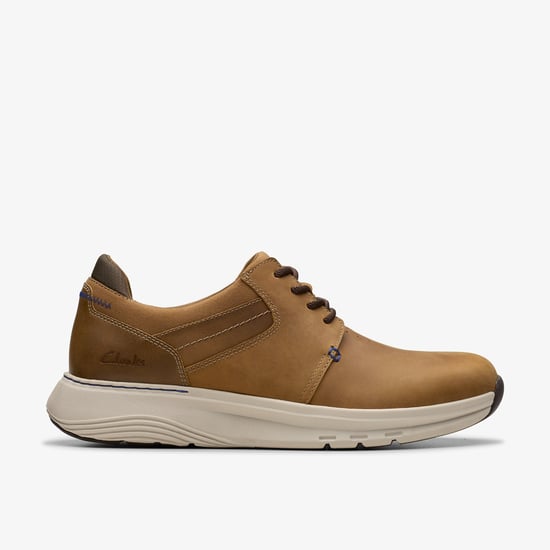 Motion Trek PT Donker Tan Leer Sneakers - Image 1