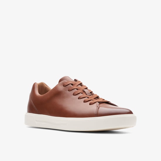 Un Costa Lace Britse Tan Lea Sneakers - Image 3