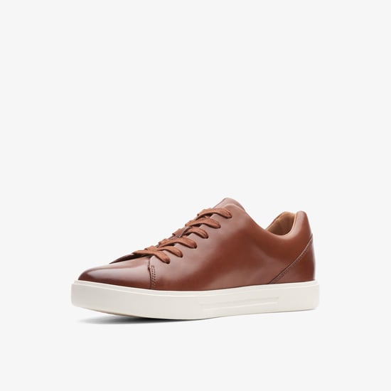 Un Costa Lace Britse Tan Lea Sneakers - Image 4