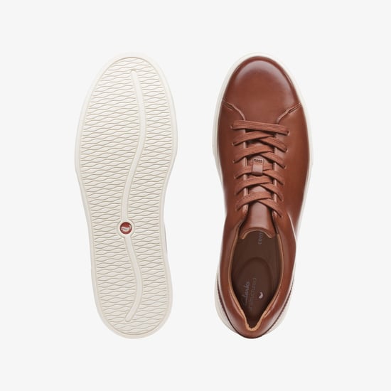 Un Costa Lace Britse Tan Lea Sneakers - Image 6