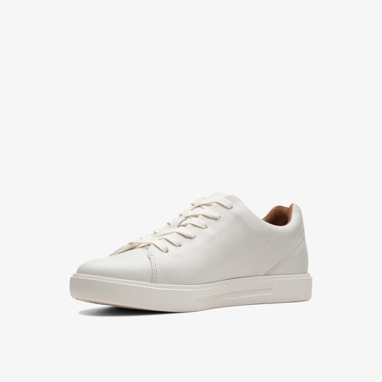 Un Costa Kant Wit Leren Sneakers - Image 4