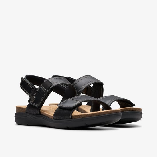 April Clover Zwarte Combi Sandalen - Image 4