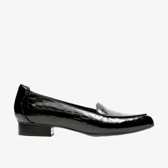 Keesha Luca Zwarte Patenten/Krokodillenleer Schoenen - Image 1