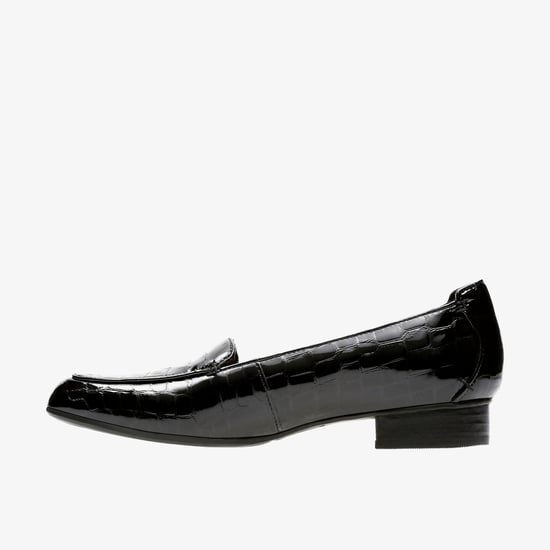 Keesha Luca Zwarte Patenten/Krokodillenleer Schoenen - Image 2