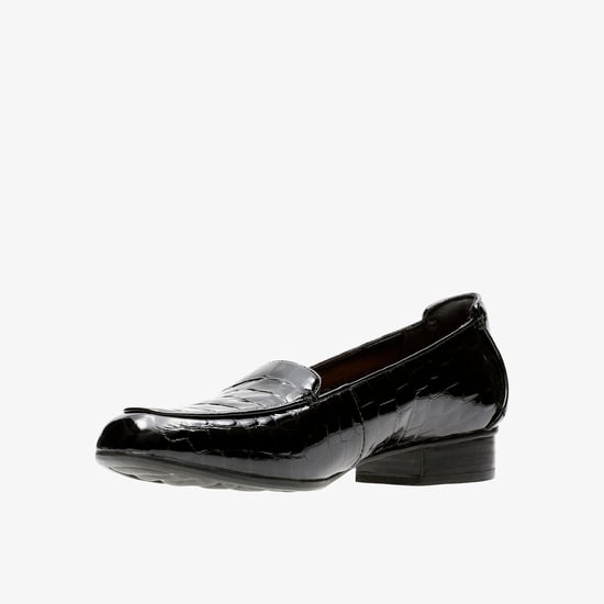 Keesha Luca Zwarte Patenten/Krokodillenleer Schoenen - Image 4