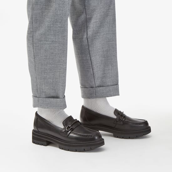 Orianna Bit Zwarte Leren Schoenen - Image 2