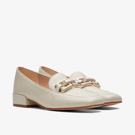 Seren30 Gemakkelijke Ivoor Leren Schoenen - Image 4