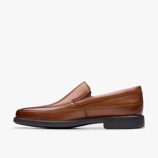 Cosgrove Vrije Donkere Tan Lederen Schoenen - Image 2