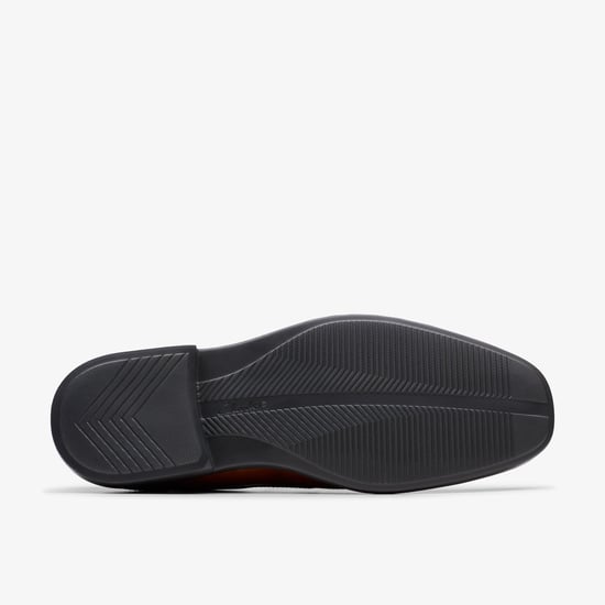 Cosgrove Vrije Donkere Tan Lederen Schoenen - Image 3