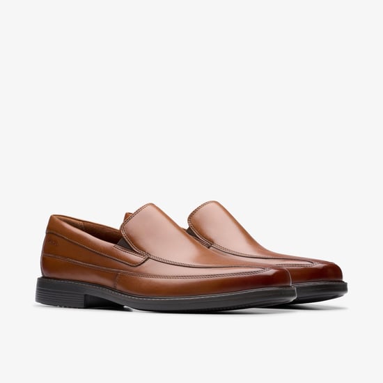 Cosgrove Vrije Donkere Tan Lederen Schoenen - Image 4