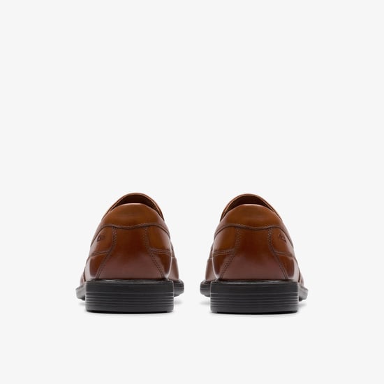 Cosgrove Vrije Donkere Tan Lederen Schoenen - Image 5