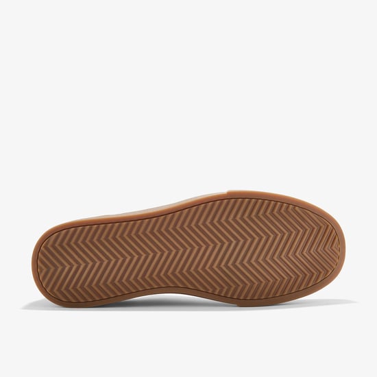 Lockton Das Navy Olie Leer Sneakers - Image 3
