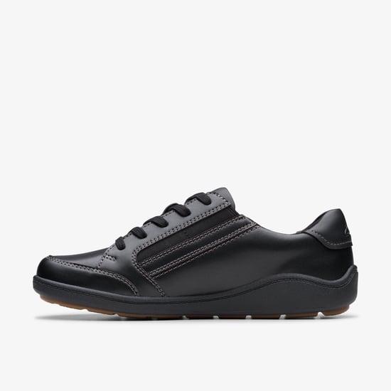 Bryianne Bayla Zwarte Leren Sneakers - Image 2