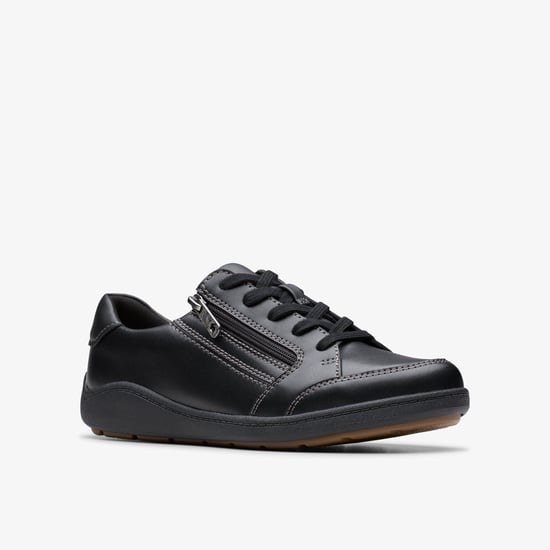 Bryianne Bayla Zwarte Leren Sneakers - Image 4