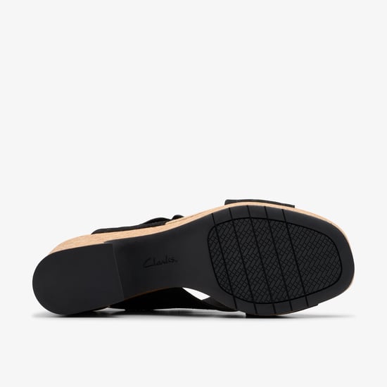 Nerisa West Zwarte Nubuck Sandalen - Image 3
