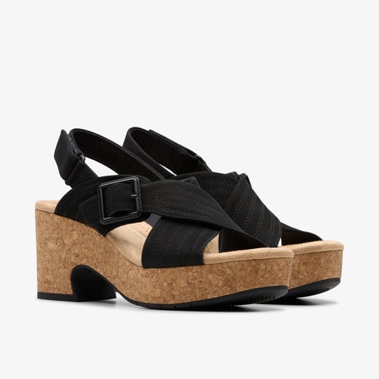Nerisa West Zwarte Nubuck Sandalen - Image 4