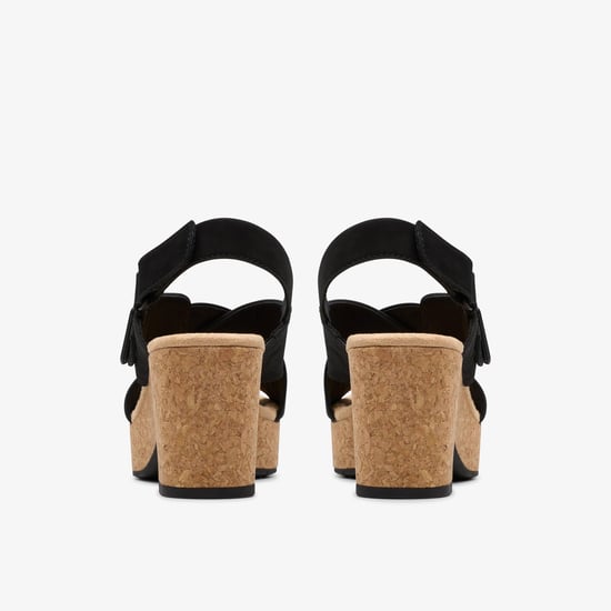 Nerisa West Zwarte Nubuck Sandalen - Image 5