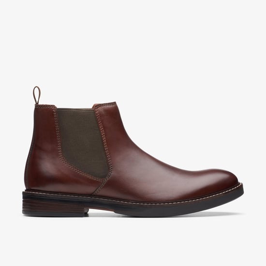 Paulson Up Mahonie Leren Boots - Image 1