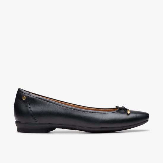 Candra Licht Zwarte Leren Schoenen - Image 1