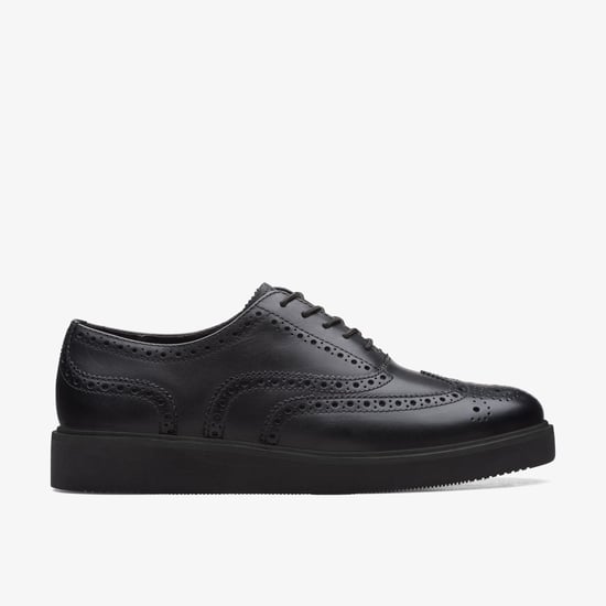 Glickly Brogue 2 Zwarte Leren Schoenen - Image 1