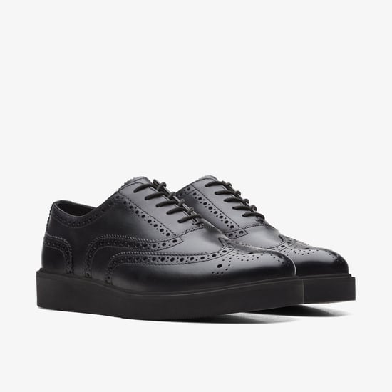 Glickly Brogue 2 Zwarte Leren Schoenen - Image 4