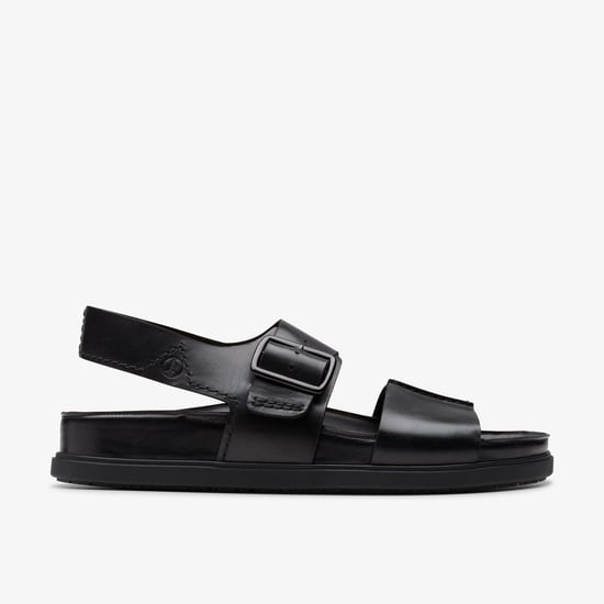 Torford Band Zwarte Leren Sandalen - Image 1