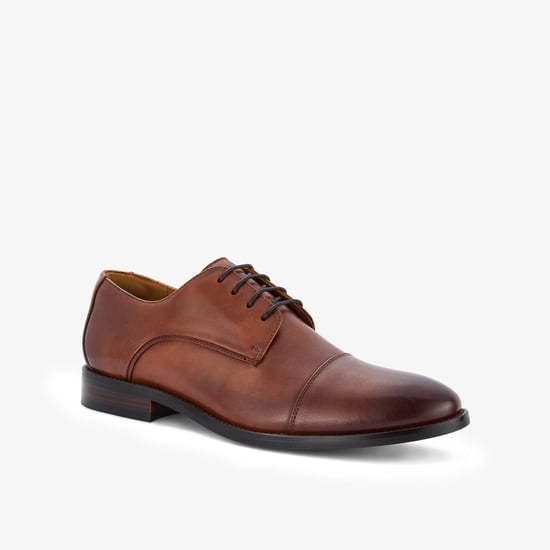 Banstead Cap Tan Leren Schoenen - Image 4