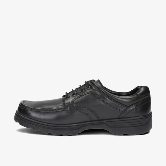 Line Shore Zwarte Leren Schoenen - Image 2