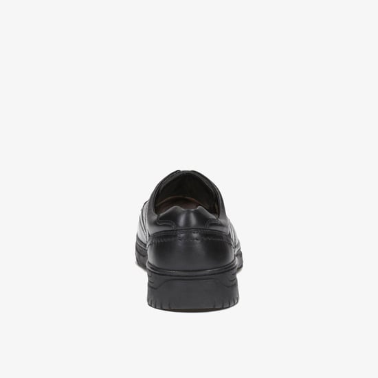 Line Shore Zwarte Leren Schoenen - Image 4