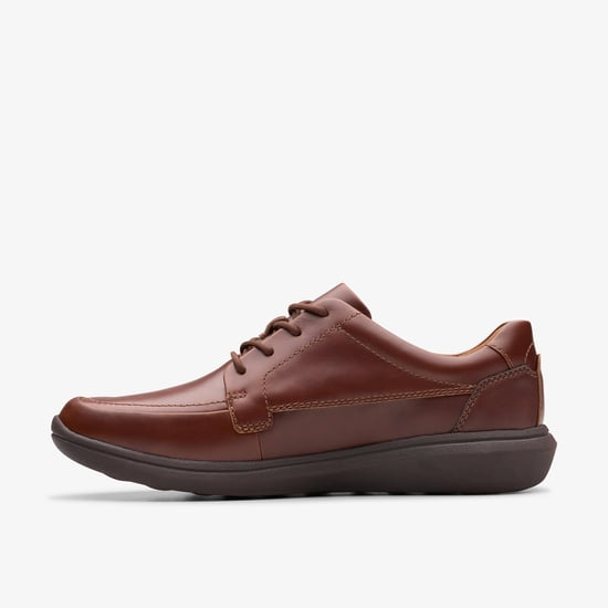 Watchet Kanten Donkerbruin Leren Schoenen - Image 2