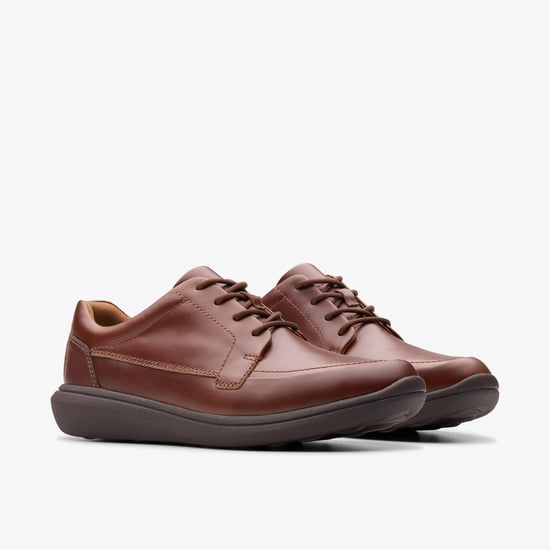 Watchet Kanten Donkerbruin Leren Schoenen - Image 4