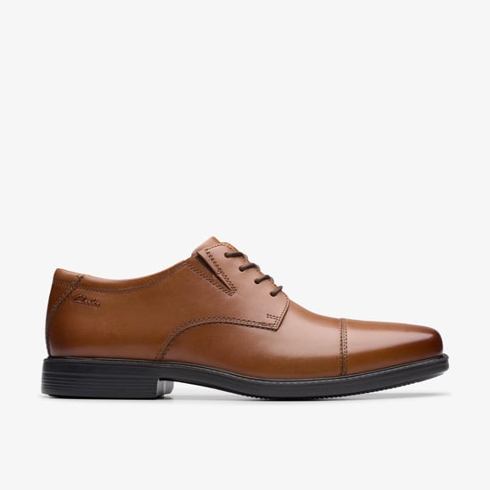Cosgrove Cap Donkerbruin Leren Schoenen - Image 1