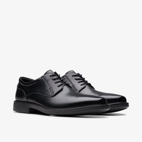 Wendell LaceII Zwarte Leren Schoenen - Image 4