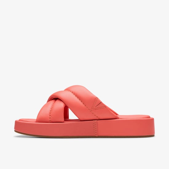Alda Glide Koraal Leren Sandalen - Image 2