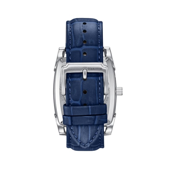 Heritor Automatic Valentin leren band horloge met datum - Image 2