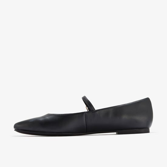Emelina Gem Zwarte Gladde Schoenen - Image 2