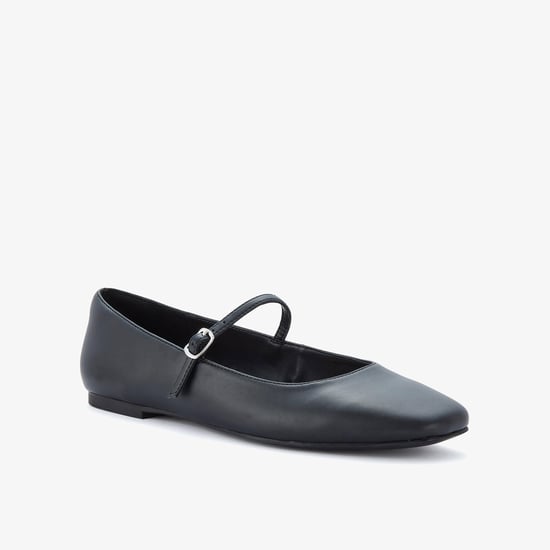 Emelina Gem Zwarte Gladde Schoenen - Image 4