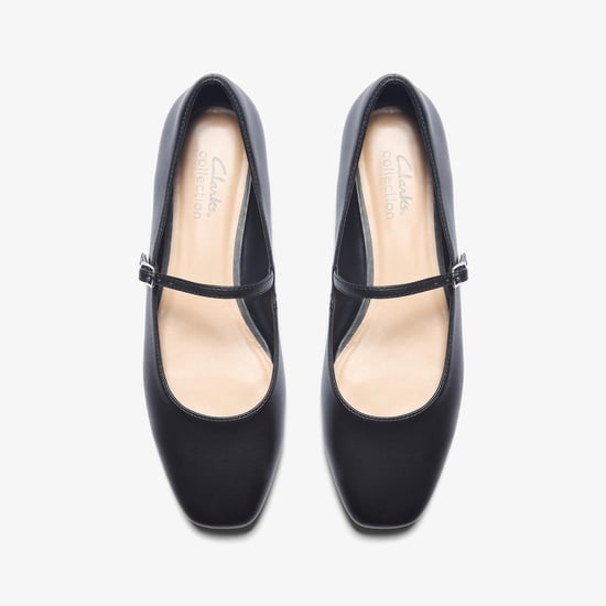 Emelina Gem Zwarte Gladde Schoenen - Image 6