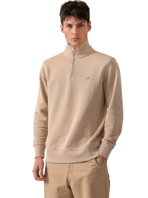 Gant | Heren Shield Half Zip Sweatshirt - Image 1