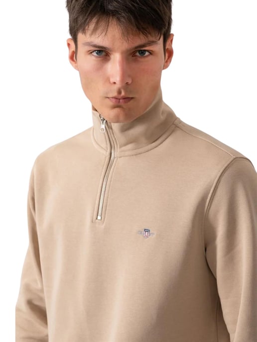 Gant | Heren Shield Half Zip Sweatshirt - Image 3