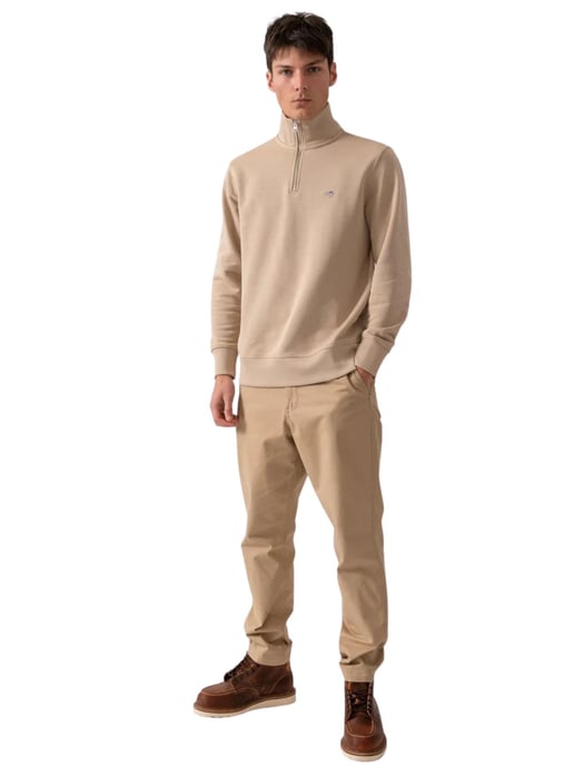 Gant | Heren Shield Half Zip Sweatshirt - Image 4